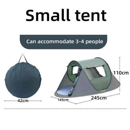 5-8 people quick opening hand throw tent waterproof camping boat tent outdoor tent fully automatic pop-up