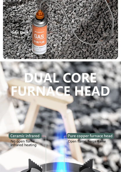 BISINNA 4000W High-power Infrared Stove Portable Lightweight Gas Burner Split Type Stove Outdoor Camping Supplies Picnic Hiking