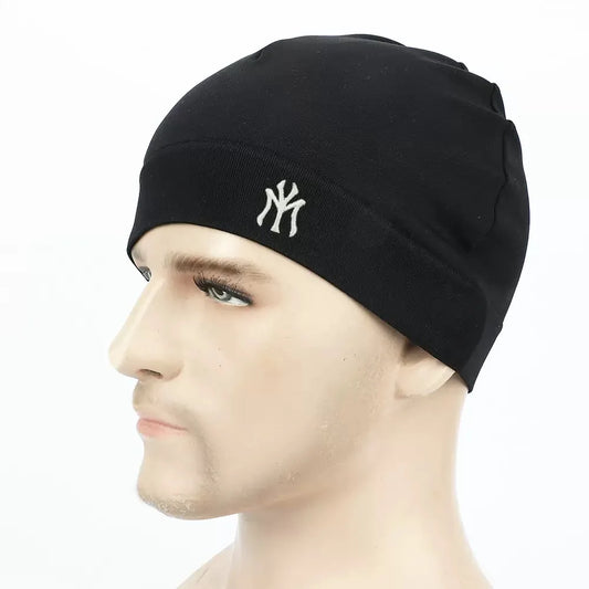 Trendy Beanie Hat Unisex - Hip-hop Streetwear Skull Cap, Breathable Stretch Knit for Couple Look, Fashion Outdoor Cycling Hat