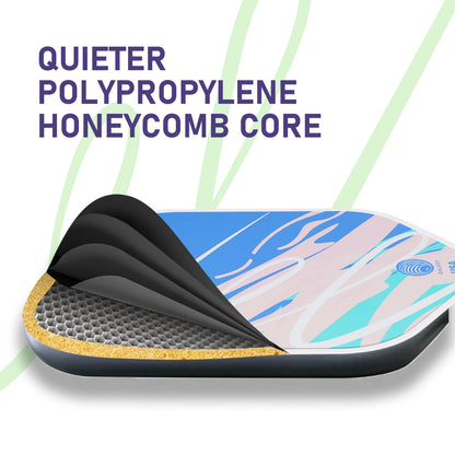 Kawasaki Pickleball Paddle Durable PP Honeycomb Core Fiberglass