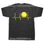Funny Tennis Heartbeat T Shirts