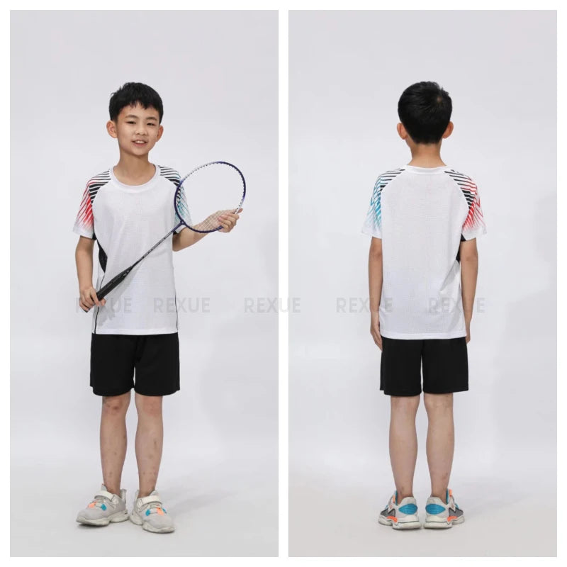 Match Training Tennis T-shirt for Women Men Boys Girls