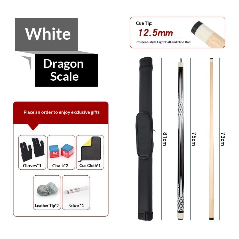 Dual-Event Portable Dragon Scale Pool Cue