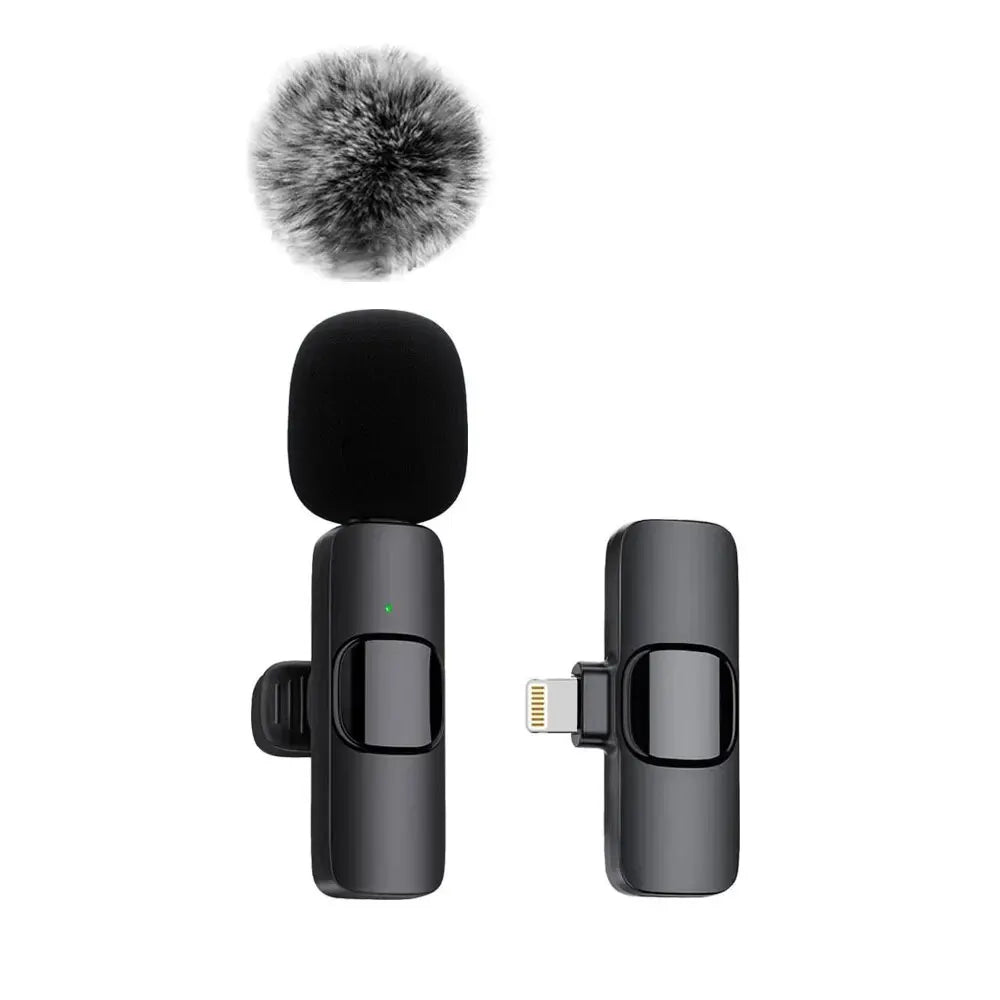 K60 NEW Wireless Lavalier Microphone Audio Video Recording Mini Mic