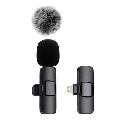 K60 NEW Wireless Lavalier Microphone Audio Video Recording Mini Mic