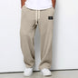 Waffle Straight Pants Fashion Brand Loose Loose