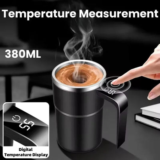 380ML Electric Coffee Self Mixing Mug IP67 Waterproof