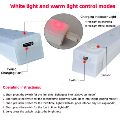 Wireless Rechargeable LED Night Lights Motion Sensor Lights